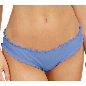 SUNDAZED BLUE MOON Ruffled-Edge Bikini Swim Bottom. Size Large.